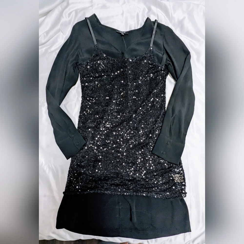 NWT Madewell Long Sleeve Button Front Dress Size Small - Picture 7 of 7